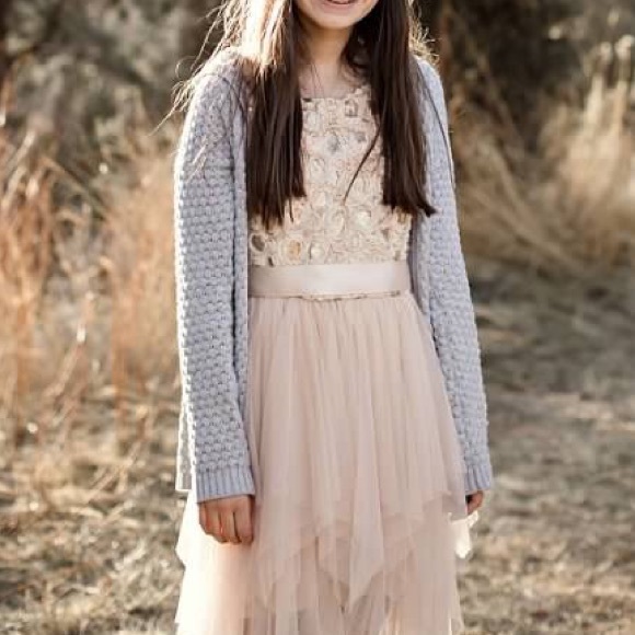 Girl’s gray cardigan - Picture 2 of 8